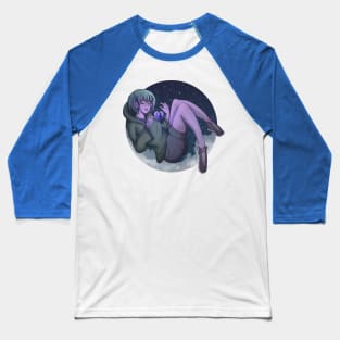 Blue Heart Baseball T-Shirt